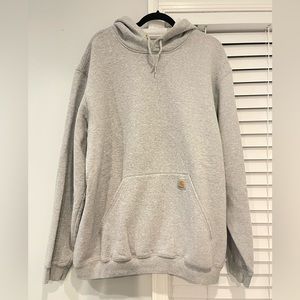 Carhartt men’s classic fit gray hooded sweatshirt, XLT